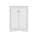 Triangle Bathroom Storage Cabinet With Adjustable Shelves, Freestanding Floor Cabinet For Home Kitchen by HouseOfZazla