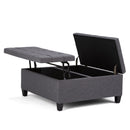 Harrison - Upholstered Coffee Table Storage Ottoman by Unique Piece Furniture