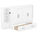 Murphy Bed With Shelves, Drawers And USB Ports by HouseOfZazla
