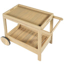 Saratoga Outdoor Rolling Bar Cart
