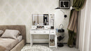40.95" Newly Designed Smart Mirror Dressing Table With Drawers And Storage Cabinet, Dressing Table With Dressing Pad For Bedroom, Dressing Room by HouseOfZazla