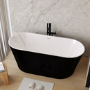 Glossy Freestanding Bathtub With Toe Tap Drain by HouseOfZazla