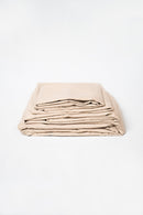 4-Piece Khaki Bamboo Twin Hypoallergenic Sheet Set