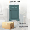 Elegant Bathroom Vanity With Ceramic Sink, Soft Close Door, Adjustable Shelf by HouseOfZazla