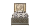 Skylar Full Bed With LED & Storage - Dark Champagne by HouseOfZazla