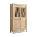 Arden - 2 Door Bookcase Storage Cabinet - Natural by HouseOfZazla