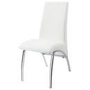 Darby - Upholstered Dining Side Chair (Set of 2) - White by HouseOfZazla