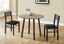 3 Pieces Dining Table Set, Small, Drop Leaf, Contemporary & Modern by HouseOfZazla