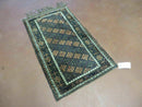 2' X 3' Antique Handmade Pakistani Bokhara Turkoman Balouchi Wool Rug Mat Nice