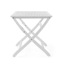 Blissique Outdoor Foldable Wood Dining Table With Slat Design