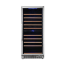 Edgestar Premium 101 Bottle Capacity Built In Dual Zone Wine Cooler, 24" (SAK92835)