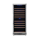Edgestar Premium 24-Inch 101 Bottle Capacity Built-In Dual Zone Wine Cooler (SAK92835)