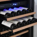 Edgestar Premium 101 Bottle Capacity Built In Dual Zone Wine Cooler, 24" (SAK92835)