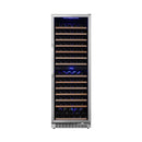 Edgestar 24-Inch 141 Bottle Capacity Freestanding Dual Zone Wine Cooler With Interior Lighting [CWR1552DZ] (SAK49245)