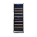 Edgestar 141 Bottle Capacity Freestanding Dual Zone Wine Cooler With Interior Lighting, 24" [CWR1552DZ] (SAK49245)
