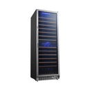 Edgestar 141 Bottle Capacity Freestanding Dual Zone Wine Cooler With Interior Lighting, 24" [CWR1552DZ] (SAK49245)