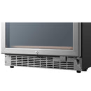 Edgestar 141 Bottle Capacity Freestanding Dual Zone Wine Cooler With Interior Lighting, 24" [CWR1552DZ] (SAK49245)