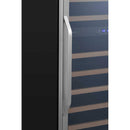 Edgestar 142 Bottle Built-In Dual Zone Double Door Wine Cooler With Door Lock, 24" [CWR1553DD] (SAK30742)