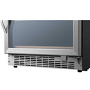 Edgestar 142 Bottle Built-In Dual Zone Double Door Wine Cooler With Door Lock, 24" [CWR1553DD] (SAK30742)