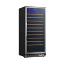 Edgestar 24" Wide 111 Bottle Capacity Freestanding Single Zone Wine Cooler [CWR1212SZ] (SAK68320)
