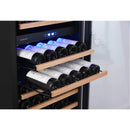 Edgestar 24" Wide 131 Bottle Capacity Built-In Triple Zone Wine Cooler (SAK65891)