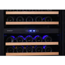 Edgestar 24" Wide 131 Bottle Capacity Built-In Triple Zone Wine Cooler (SAK65891)
