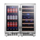 Edgestar 30" Dual Zone Side By Side Cooler With 26 Wine Bottle And 80 Can Capacity [CWBV80261] (SAK72461)