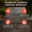 Edgestar 60K BTU 30-Inch Outdoor Built-In Grill With Rotisserie And LED Lighting (SAK52871)