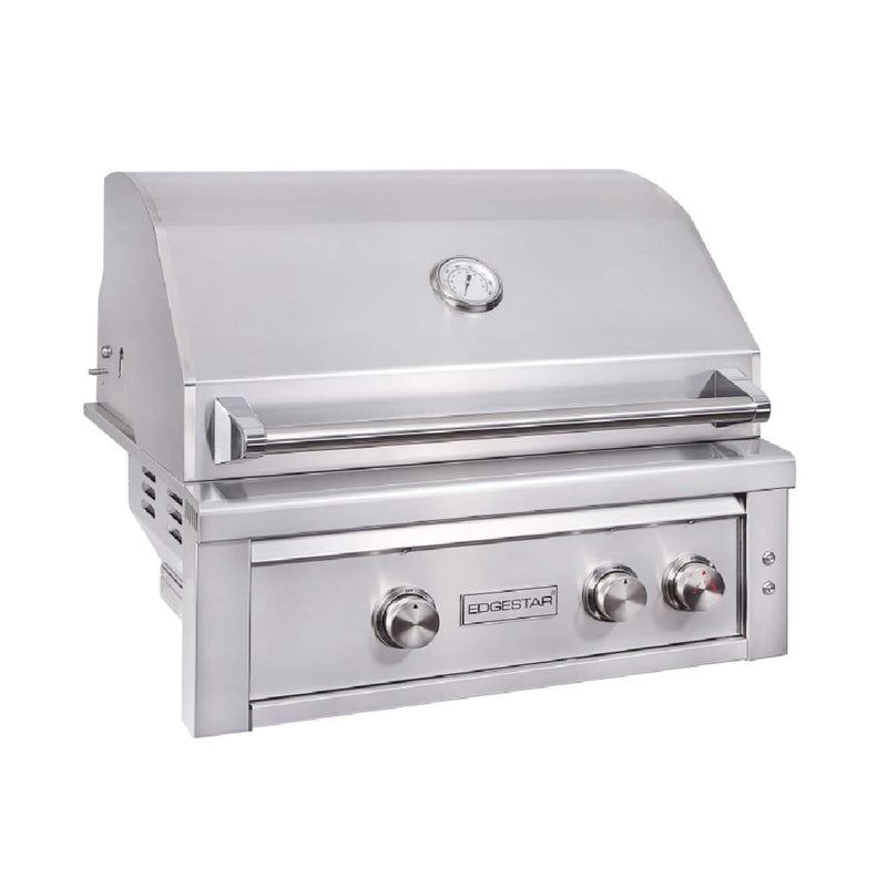 Edgestar 60K BTU Natural Gas Outdoor Built-In Grill W/ Rotisserie And LED Lighting, 30" (SAK52871)