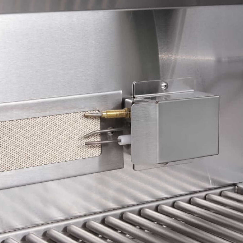 Edgestar 89K BTU 36" Liquid Propane Freestanding LED Lighting Grill Cart With Rotisserie (SAK85914)