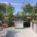 Edgestar 89K BTU 36" Liquid Propane Freestanding LED Lighting Grill Cart With Rotisserie (SAK85914)