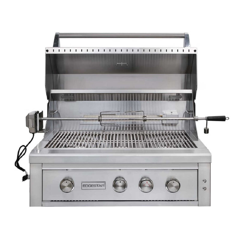 Edgestar 89K BTU 36" Wide Natural Gas Built In Grill With Insulated Jacket And Double Access Doors (SAK31258)