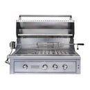 Edgestar 89K BTU 42" Wide Natural Gas Freestanding Grill Cart With Rotisserie And Lighted Knobs (SAK56935)
