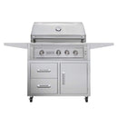Edgestar 89K BTU 36-Inch Freestanding LED Lighting Grill And Cart With Rotisserie (SAK85914)
