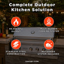 Edgestar 89K BTU 42-Inch Built-In Grill With Rotisserie And LED Lighting (SAK17368)