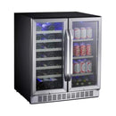 Edgestar 30" Wide 28 Bottle Built In Dual Zone Beverage Center With 86 Can Capacity (SAK35972)