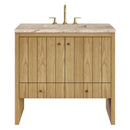 James Martin Hudson 36" Single Bathroom Vanity, Light Natural Oak