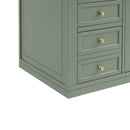 James Martin Chicago 60" Double Vanity Cabinet, Smokey Celadon