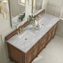 James Martin Lorelai 72" Double Bathroom Vanity, Mid-Century Walnut