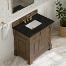 James Martin Brookfield 36" Single Bathroom Vanity, Pecan