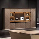 Brandy · Office Shelves w/ Integrated Lighting & Storage
