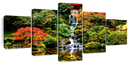 Mesmerizing Japanese Waterfall Wall Art