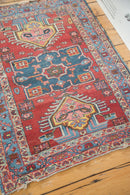 2.5x4 Distressed Heriz Rug