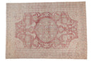 6.5x9 Vintage Distressed Oushak Carpet