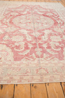 6.5x9 Vintage Distressed Oushak Carpet