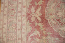 6.5x9 Vintage Distressed Oushak Carpet