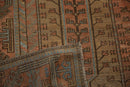 5.5x10 Vintage Distressed Belouch Carpet