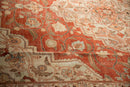 9x11.5 Vintage Distressed Khoy Carpet