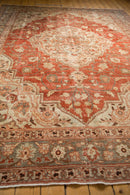 9x11.5 Vintage Distressed Khoy Carpet