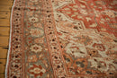 9x11.5 Vintage Distressed Khoy Carpet